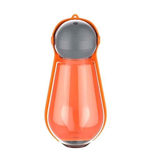 lamphle Dogs Water Cup Durable Water Bottle Practical with String Anti-Riss Pet Water Feeder compatible with Outdoor Orange von lamphle