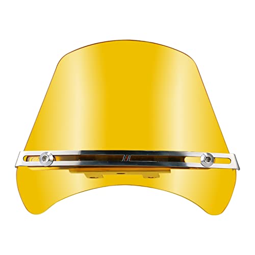 lamphle Fahrzeug Windschutz Scheibe hohe Klarheit Direkt Ersatz Leichte Acryl Motorrad Cruiser Windschutz Scheibe für U1D/UQI + Elektro Fahrrad Gelb von lamphle