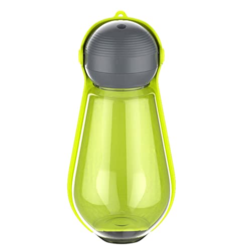 lamphle Hunde Wasserbecher Langlebige Wasserflasche Praktisch mit Schnur Anti-Riss Haustier Wasserspender kompatibel mit Outdoor Grün von lamphle