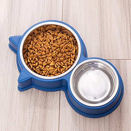 lamphle Hundenapf Leicht zu Reinigen Edelstahl/Kunststoff Hundenäpfe Futter Wasser Haustier Futterspender Trennbar Hohe Kapazität Ohrform Doppelzweck Haustier Fütterung Werkzeug Blau lamphle Hundenapf Leicht zu Reinigen Edelstahl/Kunststoff Hundenäpfe Futter Wasser Haustier Futterspender Trennbar Hohe Kapazität Ohrform Doppelzweck Haustier Fütterung Werkzeug Blau von lamphle