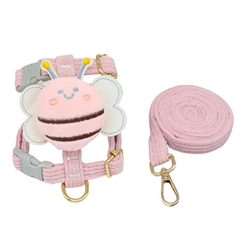 lamphle Hundetrainingsleine, Haustiergeschirr, verstellbar, um 360 Grad drehbar, Schnalle, Hundetraining, Welpen, Traktionsseil, Komfort-Haustierweste, Set M-Pink lamphle Hundetrainingsleine, Haustiergeschirr, verstellbar, um 360 Grad drehbar, Schnalle, Hundetraining, Welpen, Traktionsseil, Komfort-Haustierweste, Set M-Pink von lamphle