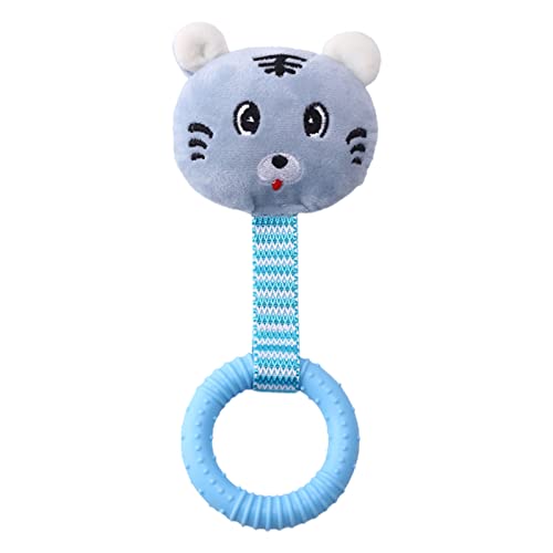 lamphle Pet Molar Toy Creative Relieve Langeweile Leichte Plüschhülle Maus Haustier Molar Spielzeug für Welpen Blau von lamphle