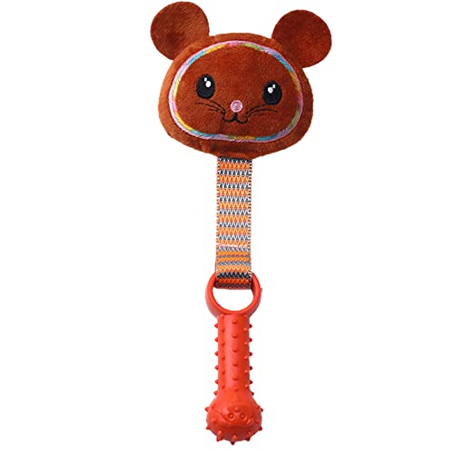 lamphle Pet Molar Toy Creative Relieve Langeweile Leichte Plüschhülle Maus Haustier Molar Spielzeug für Welpen Kaffee von lamphle