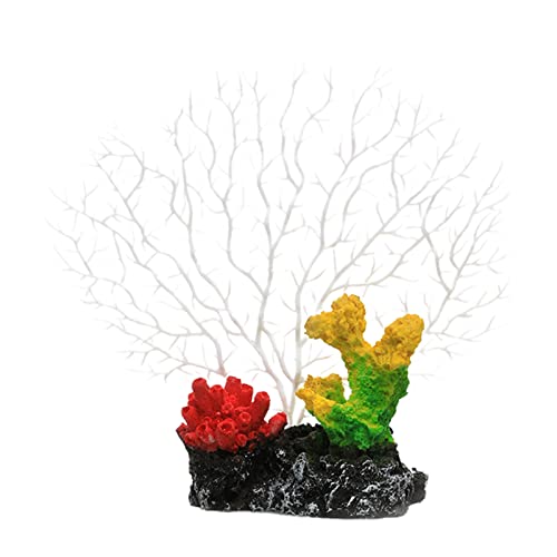 lamphle Simulation Koralle realistische Form lichtechte Farbe künstliche Wasserpflanzen Koralle Aquarium Dekoration für Fische B von lamphle