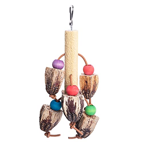 lamphle Vogelspielzeug Feine Verarbeitung Anti-Kratzer Stabil Haustier Papagei Kauen Molar Spielzeug für den Heimgebrauch B von lamphle