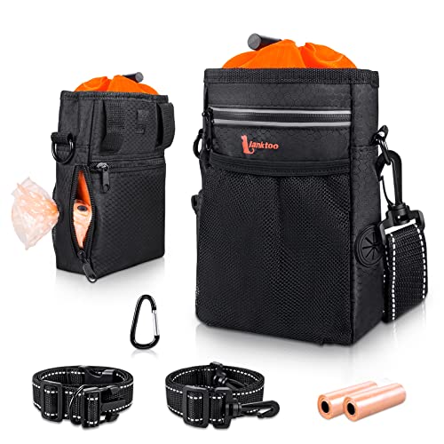 Futterbeutel für Hunde, lanktoo Futterbeutel Für Hundetraining Mit Beutelspender, Snack Tasche, Leckerli-Beutel In Schwarz Und Verschließbarer Strech-Öffnung Futterbeutel für Hunde, lanktoo Futterbeutel Für Hundetraining Mit Beutelspender, Snack Tasche, Leckerli-Beutel In Schwarz Und Verschließbarer Strech-Öffnung von lanktoo