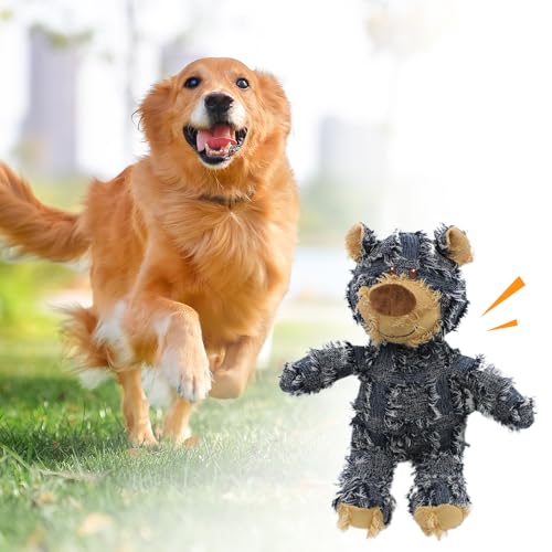 laocaf Unzerstörbares Hundespielzeug, Neuer Kaubär Kuscheltier Hund, Kauspielzeug Hund, Zahnreinigung, Bissfest, für Hunde Jeden Alters und Jeder Größe (#3, L) von laocaf