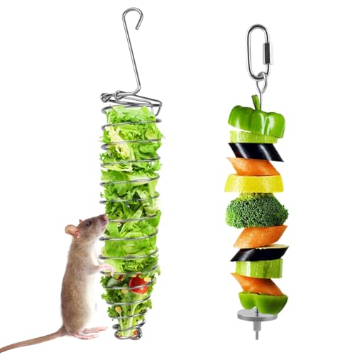 lasuroa 2stk Ratten Beschäftigungsspielzeug, Zinklegierung Ratten Futtersuchspielzeug Kausicherer Hängender Nagetier Langsamfütterer Futterkorb Werkzeug für Obst & Gemüse Halter Mäusekäfig Zubehör lasuroa 2stk Ratten Beschäftigungsspielzeug, Zinklegierung Ratten Futtersuchspielzeug Kausicherer Hängender Nagetier Langsamfütterer Futterkorb Werkzeug für Obst & Gemüse Halter Mäusekäfig Zubehör von lasuroa