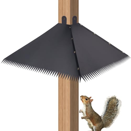 lasuroa 4stk Gezackte Eichhörnchen-Schutzbleche, PVC-Vogelfutterpfosten Eichhörnchensichere Schutzbleche Hirtenhaken Eichhörnchenschutz für Vogelfutterpfosten Im Freien lasuroa 4stk Gezackte Eichhörnchen-Schutzbleche, PVC-Vogelfutterpfosten Eichhörnchensichere Schutzbleche Hirtenhaken Eichhörnchenschutz für Vogelfutterpfosten Im Freien von lasuroa