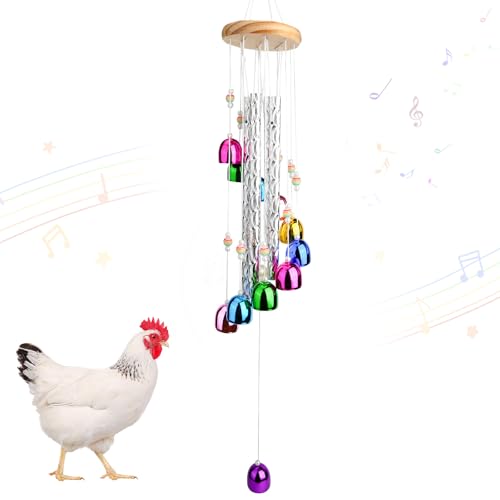 lasuroa Buntes Hühner-Windspiel-Spielzeug, Hühnerstall-Anreicherungsspielzeug Windspiel-Kunst Hängende Dekoration für Hühner Vögel Papageien Unzertrennliche Wellensittiche lasuroa Buntes Hühner-Windspiel-Spielzeug, Hühnerstall-Anreicherungsspielzeug Windspiel-Kunst Hängende Dekoration für Hühner Vögel Papageien Unzertrennliche Wellensittiche von lasuroa