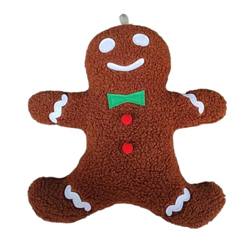 Gewürz-Mann, Gewürz-Plüschtier, Plüschspielzeug für 6,9 cm (2,76 Zoll), niedliche Plüschtiere, Kissen mit Gewürz-Mann, Weihnachtsanhänger, weiche Plüschtiere für Sofakissen von laxreheye
