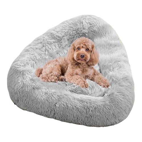 laxreheye Dreieckiges Katzenbett,Dreieckiges Katzenbett - Plüschkuscheltier für Hunde und Katzen,Haustier-Schlafmatte in Dreiecksform, waschbare Katzenmöbel für den Innenbereich, wärmendes Katzenbett laxreheye Dreieckiges Katzenbett,Dreieckiges Katzenbett - Plüschkuscheltier für Hunde und Katzen,Haustier-Schlafmatte in Dreiecksform, waschbare Katzenmöbel für den Innenbereich, wärmendes Katzenbett von laxreheye
