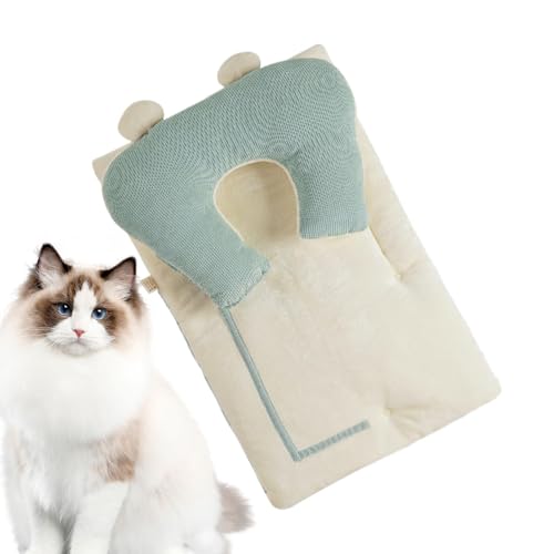 laxreheye Flaches Katzenbett, Katzenunterlagen zum Schlafen - Winter Katzenbett mit Kissen - Multifunktionales Haustier-Winterzubehör, weiche Katzen-Schlafmatte für drinnen, Katzen, Hunde, Welpen, laxreheye Flaches Katzenbett, Katzenunterlagen zum Schlafen - Winter Katzenbett mit Kissen - Multifunktionales Haustier-Winterzubehör, weiche Katzen-Schlafmatte für drinnen, Katzen, Hunde, Welpen, von laxreheye