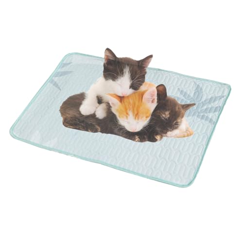 laxreheye Haustierkühlmatte, Katzenkühlmatte | Kühlung Hunde Bett | wasserdichte waschbare Nicht rutschfeste Kratzfeste Haustiermöbel für Outdoor-Aktivitäten Autoreisen von laxreheye