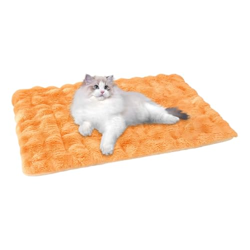 laxreheye Hundekäfigunterlage, Katzenschlafmatte,Waschbare Schlafmatte für Hunde - Winterbetten Haustier-Katzen-Bodenunterlage, weiche Schlafunterlage für Hundekätzchen, weiche schlafende laxreheye Hundekäfigunterlage, Katzenschlafmatte,Waschbare Schlafmatte für Hunde - Winterbetten Haustier-Katzen-Bodenunterlage, weiche Schlafunterlage für Hundekätzchen, weiche schlafende von laxreheye