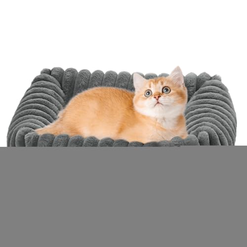 laxreheye Hundesofa, maschinenwaschbar, aus Plüsch für Hunde, flauschiges Kissen für Haustiere, drinnen und draußen, Reisen, Haus, Camping, Terrasse, Auto, Alltag von laxreheye