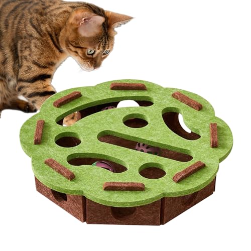 laxreheye Katzen Denkspiel Futterball | Intelligenztrainingsspielzeug - Sinnesanregung Futterspiel Für Langeweileabbau Training Draußen Jagd Drinnen Kitten Senior laxreheye Katzen Denkspiel Futterball | Intelligenztrainingsspielzeug - Sinnesanregung Futterspiel Für Langeweileabbau Training Draußen Jagd Drinnen Kitten Senior von laxreheye