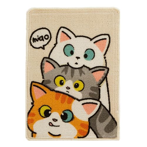 laxreheye Katzenkratzteppich, Katzenkratzmatte - Kratzschutzmatte für Katzen,Verschleißfeste Boden-Katzenkratzpads, Kratzmöbelschutz für kleine Katzen und Haustiere laxreheye Katzenkratzteppich, Katzenkratzmatte - Kratzschutzmatte für Katzen,Verschleißfeste Boden-Katzenkratzpads, Kratzmöbelschutz für kleine Katzen und Haustiere von laxreheye