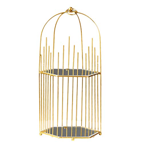 lazyfun Simple Desktop Storage Rack Portable Hollow Bird Cage Cosmetic Display lazyfun Simple Desktop Storage Rack Portable Hollow Bird Cage Cosmetic Display von lazyfun