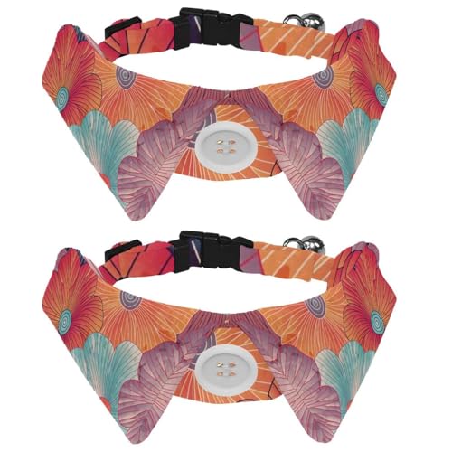 Hundehalsband mit Fliege, verstellbar, formelles Smokinghalsband mit abnehmbarem Hemdkragen, Katzenhalsbänder für kleine Haustiere, bunte Frühlingsblumen-Liebe Hundehalsband mit Fliege, verstellbar, formelles Smokinghalsband mit abnehmbarem Hemdkragen, Katzenhalsbänder für kleine Haustiere, bunte Frühlingsblumen-Liebe von lcndlsoe