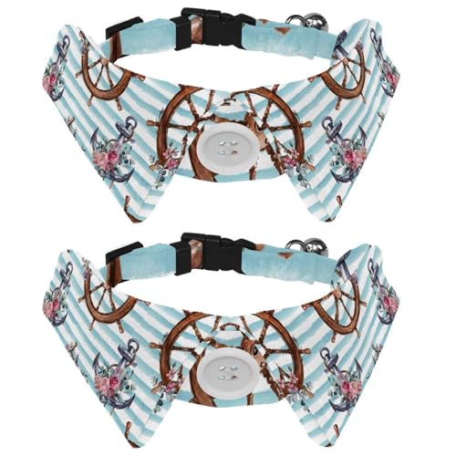 Hundehalsband mit Fliege, verstellbares formelles Smokinghalsband mit abnehmbarem Hemdkragen, Katzenhalsbänder für kleine Haustiere, Ankerkompassrad, Rosenstreifen Hundehalsband mit Fliege, verstellbares formelles Smokinghalsband mit abnehmbarem Hemdkragen, Katzenhalsbänder für kleine Haustiere, Ankerkompassrad, Rosenstreifen von lcndlsoe