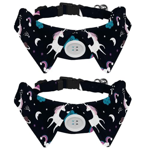Hundehalsband mit Fliege, verstellbares formelles Smokinghalsband mit abnehmbarem Hemdkragen, Katzenhalsbänder für kleine Haustiere, Einhörner, Pflanzen, Sternwolke, Regenbogenmuster Hundehalsband mit Fliege, verstellbares formelles Smokinghalsband mit abnehmbarem Hemdkragen, Katzenhalsbänder für kleine Haustiere, Einhörner, Pflanzen, Sternwolke, Regenbogenmuster von lcndlsoe