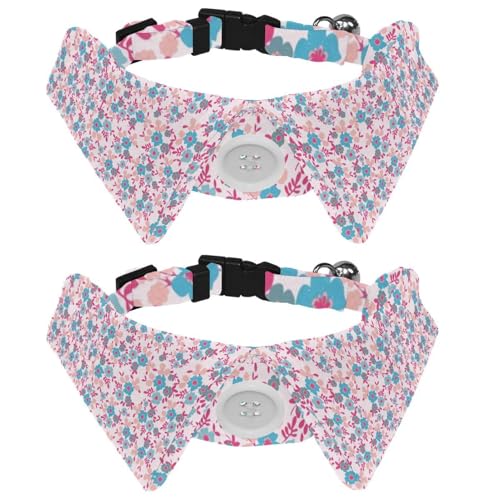 Hundehalsband mit Fliege, verstellbares formelles Smokinghalsband mit abnehmbarem Hemdkragen, Katzenhalsbänder für kleine Haustiere, Gänseblümchen, rosa, blaue Blume Hundehalsband mit Fliege, verstellbares formelles Smokinghalsband mit abnehmbarem Hemdkragen, Katzenhalsbänder für kleine Haustiere, Gänseblümchen, rosa, blaue Blume von lcndlsoe