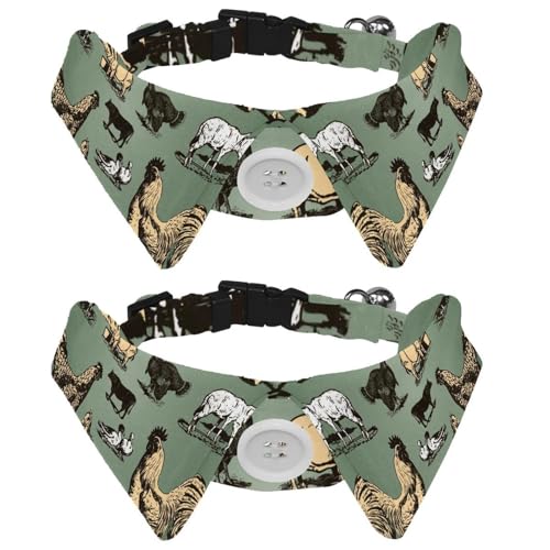 Hundehalsband mit Fliege, verstellbares formelles Smokinghalsband mit abnehmbarem Hemdkragen, Katzenhalsbänder für kleine Haustiere, Geflügel, Tiere, Hahn Hundehalsband mit Fliege, verstellbares formelles Smokinghalsband mit abnehmbarem Hemdkragen, Katzenhalsbänder für kleine Haustiere, Geflügel, Tiere, Hahn von lcndlsoe