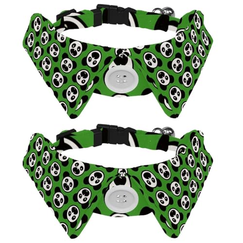 Hundehalsband mit Fliege, verstellbares formelles Smokinghalsband mit abnehmbarem Hemdkragen, Katzenhalsbänder für kleine Haustiere, niedliches Panda-Kopf-Muster Hundehalsband mit Fliege, verstellbares formelles Smokinghalsband mit abnehmbarem Hemdkragen, Katzenhalsbänder für kleine Haustiere, niedliches Panda-Kopf-Muster von lcndlsoe