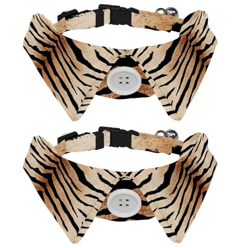 Hundehalsband mit Fliege und Glöckchen, verstellbares Revers-Design, Katzenfliege, Halsband für kleine Haustiere, 2 Stück Hundehalsband mit Fliege und Glöckchen, verstellbares Revers-Design, Katzenfliege, Halsband für kleine Haustiere, 2 Stück von lcndlsoe