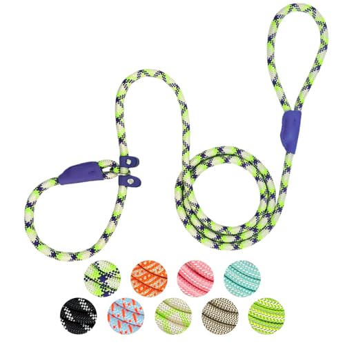 Hundeleine, robust, Nylon, starke Retrieverleine für Hunde, 1,8 m x 1,27 cm, bequeme Trainingsleine für mittelgroße und große Hunde Hundeleine, robust, Nylon, starke Retrieverleine für Hunde, 1,8 m x 1,27 cm, bequeme Trainingsleine für mittelgroße und große Hunde von leadfar