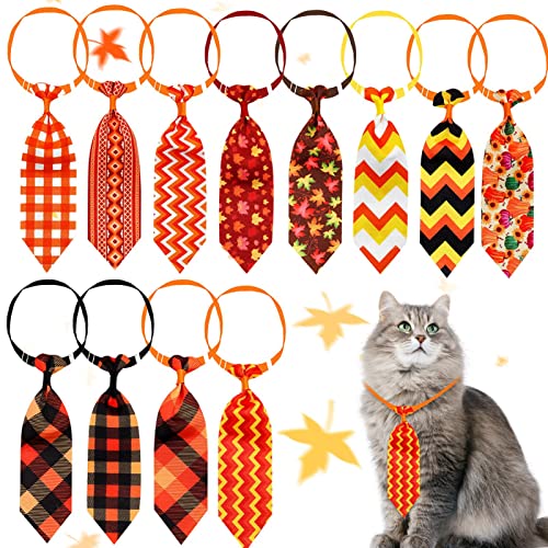 2 Stück Krawatten für Hunde | 12 Stück Polyester Urlaub Hund Krawatten | Verstellbare niedliche Hundekrawatte Kostüme für kleine, mittelgroße Hunde und Katzen Urlaubsdekorationen Lear-au von lear-au