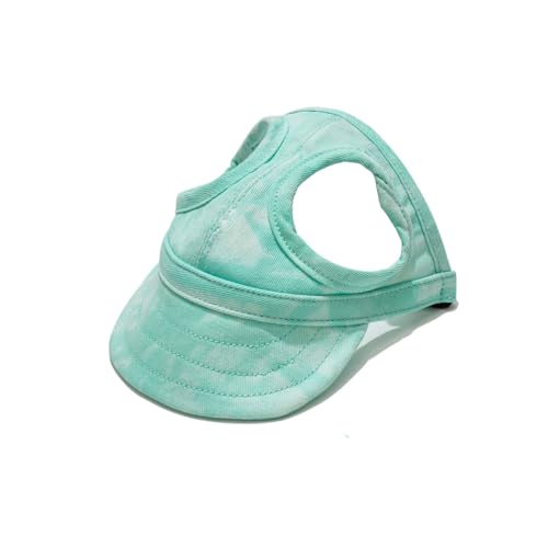 Leconpet Baseballkappe für Hunde, verstellbarer Haustier-Sonnenhut mit großen Ohrlöchern, Wolkengrün, Größe M Leconpet Baseballkappe für Hunde, verstellbarer Haustier-Sonnenhut mit großen Ohrlöchern, Wolkengrün, Größe M von leconpet