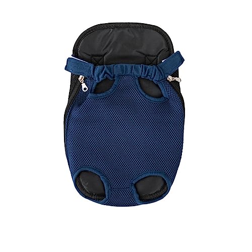 Leconpet Haustier-Trage-Rucksack, Beine, verstellbar, für Haustiere, Katzen, Hundetragetasche, einfache Passform, Hunde-Reiserucksack, Tragetasche für Wandern, Camping, Katzen (XL, Marineblau) von leconpet