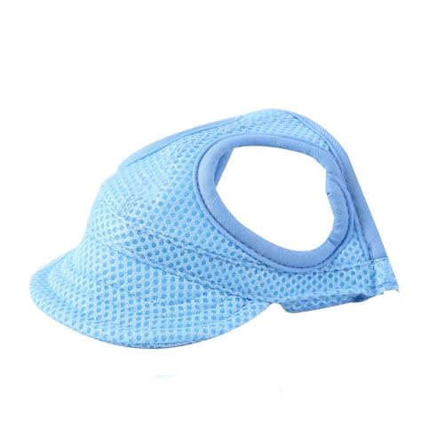 Leconpet Hunde-Baseballkappe, Haustierhüte mit großen Ohrlöchern, verstellbare Baseballkappen für kleine, mittelgroße und große Hunde, bequemer Haustier-Sonnenhut mit verstellbarem Riemen für Hunde von leconpet