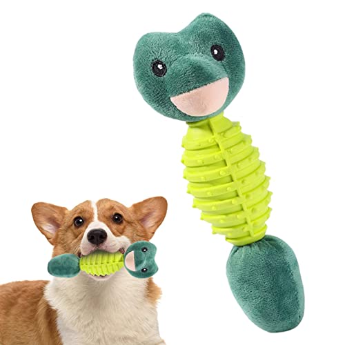 lencyotool Beißspielzeug für Hunde, Langlebiges Zahnen und beruhigendes Flexibles Kauspielzeug für Hunde, TPR Plush Sound Toys Regen das Spielinteresse an und reduzieren Trennungsangst, interaktives von lencyotool