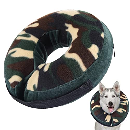 lencyotool Donut-Halsband für Hunde,Operation Recovery Suit für Hunde | Einstellbares E-Halsband für Hunde, Donut-Kegel, Alternative nach der Operation, Haustier-Erholungskegel für die Wundheilung von lencyotool