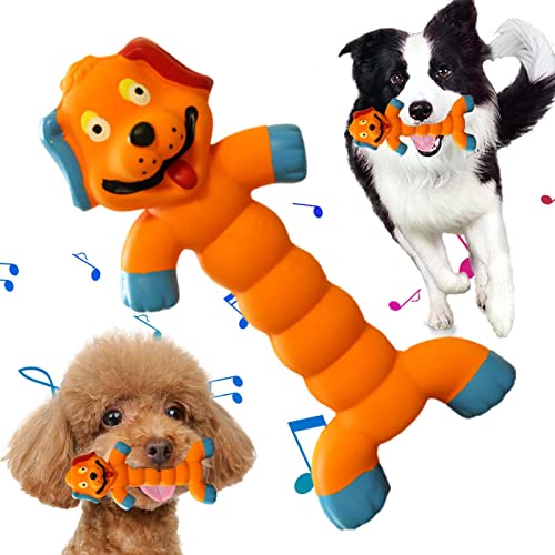 lencyotool Quietschendes Hundespielzeug, Grunzendes Hundespielzeug, das für kleine, mittelgroße Hunde grunzt, Latex-Grunzen-Hundespielzeug zur Linderung von Angstzuständen von lencyotool