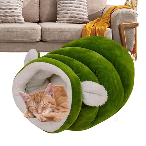 Leryveo Katzenbett, Winterschlafsack für Katzen - Winter Katzenbett Schlafsack Kätzchenbett - Halbgeschlossenes Katzenschlafbett, warmes Katzenbett, Hundeschlafsack, Katzensack, Katzenhöhlenbett für Leryveo Katzenbett, Winterschlafsack für Katzen - Winter Katzenbett Schlafsack Kätzchenbett - Halbgeschlossenes Katzenschlafbett, warmes Katzenbett, Hundeschlafsack, Katzensack, Katzenhöhlenbett für von leryveo