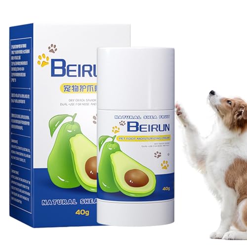 leryveo Pfotencreme für Hunde, Katzenpfotenbalsam | 40g Hundepfotenwachs Pfotenschutz-Feuchtigkeitscreme - Haustier-Nasen-Pfotenbalsam, feuchtigkeitsspendende Creme, wirksamer Pfotenberuhiger für leryveo Pfotencreme für Hunde, Katzenpfotenbalsam | 40g Hundepfotenwachs Pfotenschutz-Feuchtigkeitscreme - Haustier-Nasen-Pfotenbalsam, feuchtigkeitsspendende Creme, wirksamer Pfotenberuhiger für von leryveo