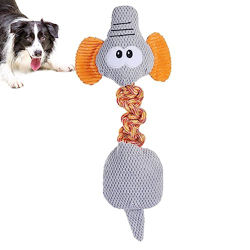 leryveo Quietschendes Plüsch-Hundespielzeug, zahnende Welpen-Plüschtiere | Squeaky Pushies Kauspielzeug für Hunde,Entwicklungs- und Unterhaltungs-Plüschspielzeug für Hunde für Balkon, Innenhof, von leryveo