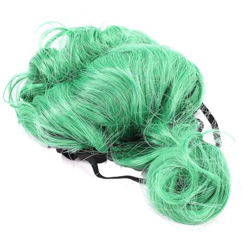 Lihsong Pet Perücke Grüne Hohe Pferdeschwanz Weichwaschbar Nylon Faser Hunde Katzen Kostüm Haar für Cosplay -Partyfotografie von lihsong