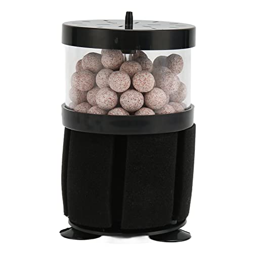 lihsong Aquarium Kanisterfilter Mini Stille 3 in 1 Sauerstoffverhältnis Pneumatische Fischtank Biofilterpumpe für Zierfischgarnelenbraten von lihsong