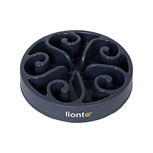 lionto Anti Schling Napf für Hunde & Katzen, Ø 20 cm, Höhe 5 cm, Fassungsvermögen von bis zu 450 g, Rutschfester Hundenapf aus lebensmittelechtem Kunststoff, bis zu 100° spülmaschinenfest, grau lionto Anti Schling Napf für Hunde & Katzen, Ø 20 cm, Höhe 5 cm, Fassungsvermögen von bis zu 450 g, Rutschfester Hundenapf aus lebensmittelechtem Kunststoff, bis zu 100° spülmaschinenfest, grau von lionto