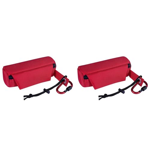 lionto Futterbeutel für Hunde Trainingsdummy Leckerliebeutel Hunde Snacktasche, rot (Packung mit 2) von lionto