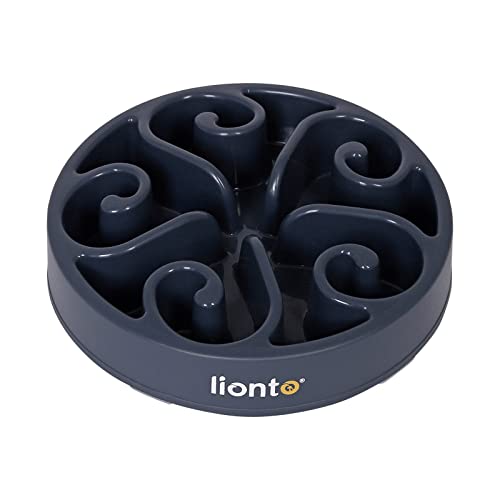 lionto Anti Schling Napf für Hunde & Katzen, Ø 30 cm, Höhe 7 cm, Fassungsvermögen von bis zu 1500 g, Rutschfester Hundenapf aus lebensmittelechtem Kunststoff, bis zu 100° spülmaschinenfest, grau lionto Anti Schling Napf für Hunde & Katzen, Ø 30 cm, Höhe 7 cm, Fassungsvermögen von bis zu 1500 g, Rutschfester Hundenapf aus lebensmittelechtem Kunststoff, bis zu 100° spülmaschinenfest, grau von lionto