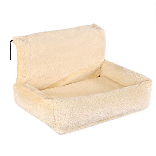 lionto Katzenheizungsliege mit kuscheligem Plüschbezug, warmes Katzenbett zum Einhängen mit Metallhaken für alle gängigen Heizungen, waschbare Katzenhängematte aus gemütlichem Material, beige lionto Katzenheizungsliege mit kuscheligem Plüschbezug, warmes Katzenbett zum Einhängen mit Metallhaken für alle gängigen Heizungen, waschbare Katzenhängematte aus gemütlichem Material, beige von lionto