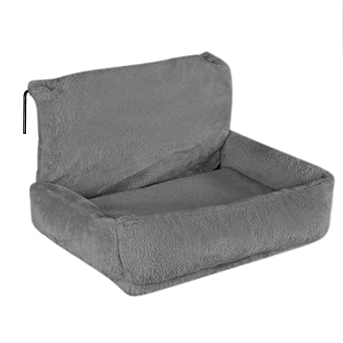 lionto Katzenheizungsliege mit kuscheligem Plüschbezug, warmes Katzenbett zum Einhängen mit Metallhaken für alle gängigen Heizungen, waschbare Katzenhängematte aus gemütlichem Material, dunkelgrau lionto Katzenheizungsliege mit kuscheligem Plüschbezug, warmes Katzenbett zum Einhängen mit Metallhaken für alle gängigen Heizungen, waschbare Katzenhängematte aus gemütlichem Material, dunkelgrau von lionto