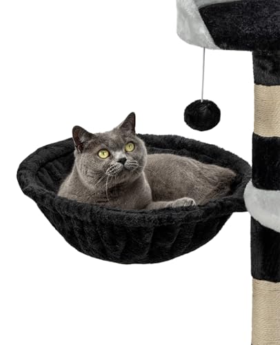 lionto Liegemulde aus weichem Plüsch für Kratzbaum, Ø 40 cm, 15 cm Tiefe, kuschelige Schlafmulde für jeden Katzenbaum mit M8-Gewinde, Stabiler Metallrahmen für kleine und große Katzen, schwarz lionto Liegemulde aus weichem Plüsch für Kratzbaum, Ø 40 cm, 15 cm Tiefe, kuschelige Schlafmulde für jeden Katzenbaum mit M8-Gewinde, Stabiler Metallrahmen für kleine und große Katzen, schwarz von lionto