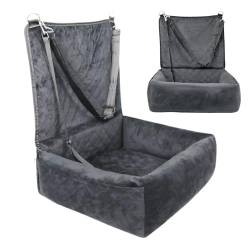 lisutupode Autositz für Hunde, erhöhter, waschbarer 2 Seitentaschen, Haustiersitz, Welpenfahrkissen, für Vorder- und Rücksitz, Reisen, Roadtrip, Outdoor, Pendeln, Fahrzeug, , SUV lisutupode Autositz für Hunde, erhöhter, waschbarer 2 Seitentaschen, Haustiersitz, Welpenfahrkissen, für Vorder- und Rücksitz, Reisen, Roadtrip, Outdoor, Pendeln, Fahrzeug, , SUV von lisutupode